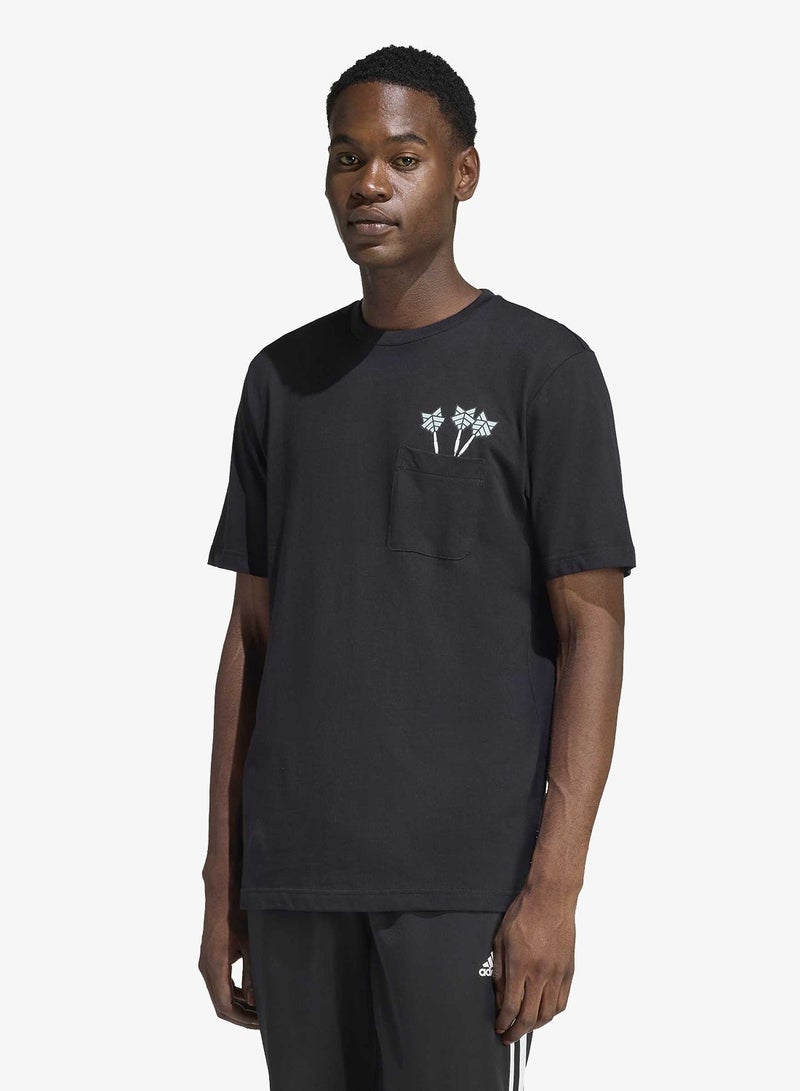 Adidas Novelty Dart Graphic T-Shirt - Image 1